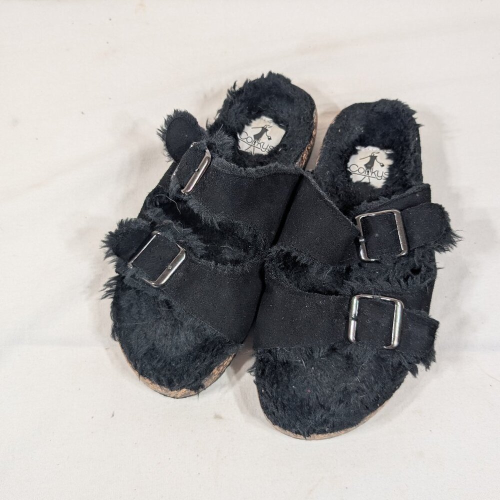 Corky Furry Sandals